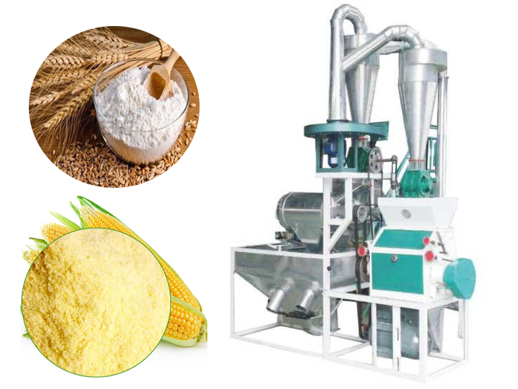 200kg-600kg/h Small Flour Mill Machine