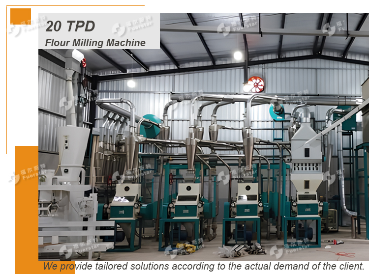 10-20TPD Wheat Flour Mill Machine